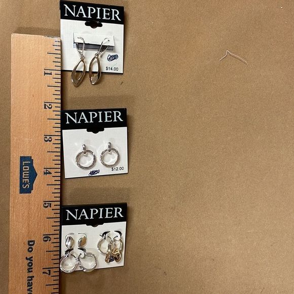 Napier Earring bundle 5 pair in gift boxes - Picture 8 of 10